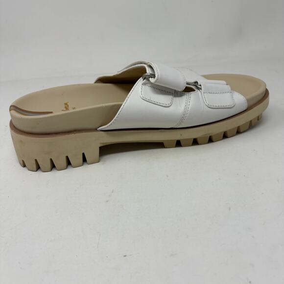 Sam Edelman Eliana Lug Sole Clog Sandal Open Toe EUC White SINGLE LEFT SHOE- 8.5 - Picture 2 of 9